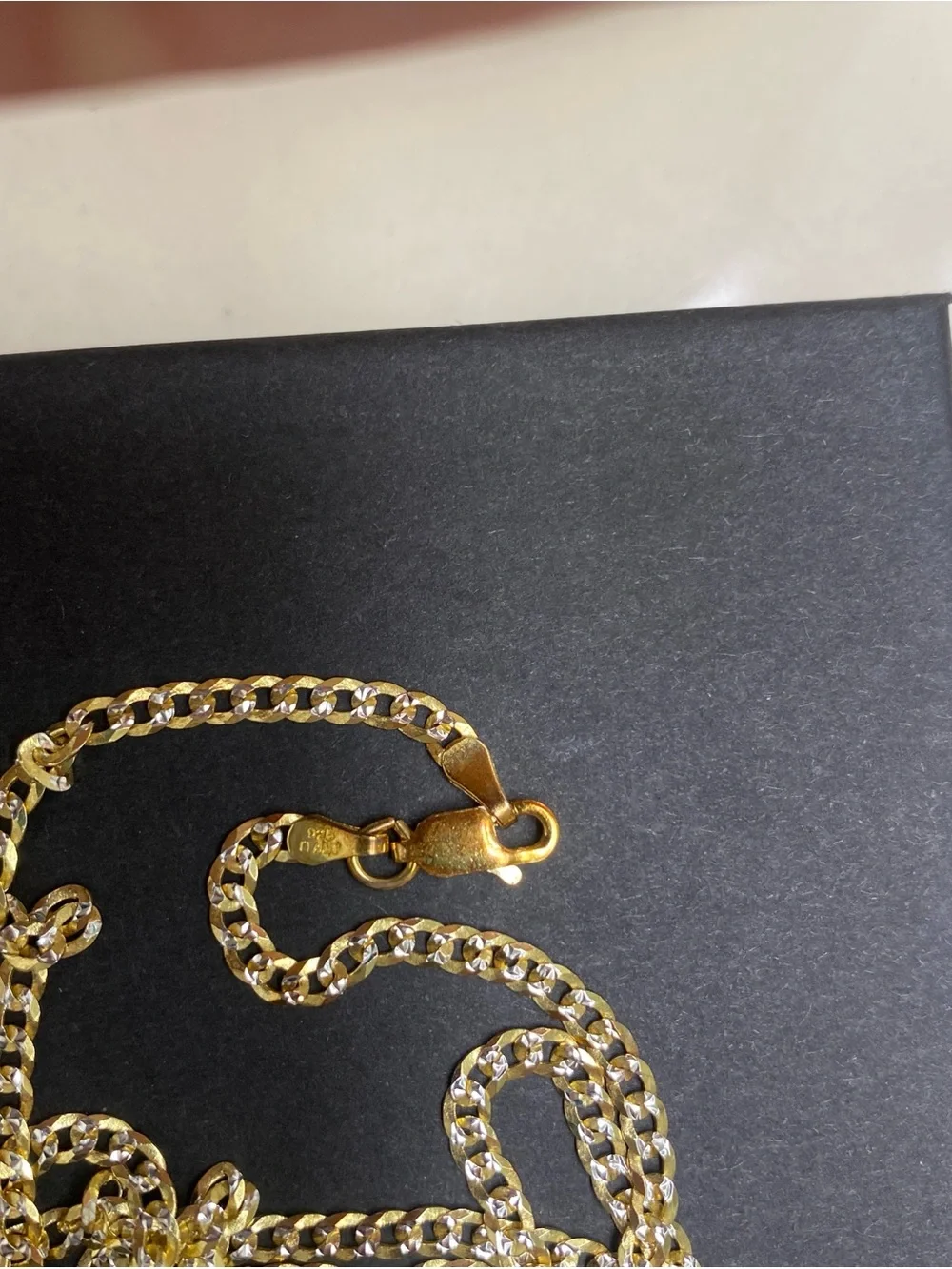 Dual Tone Gold and Silver Chain 22”